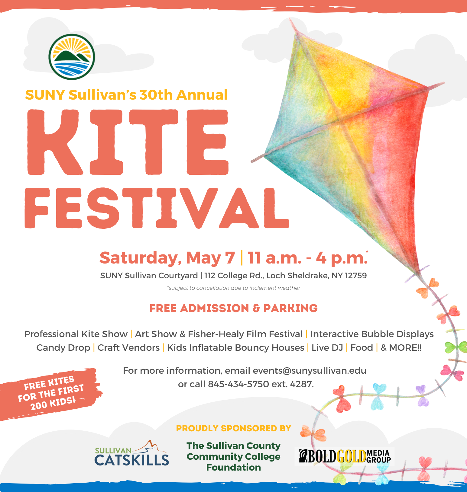 SUNY Kite Fest-May7 - Flyer